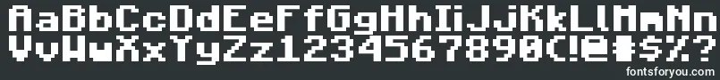 MojangBold Font – White Fonts