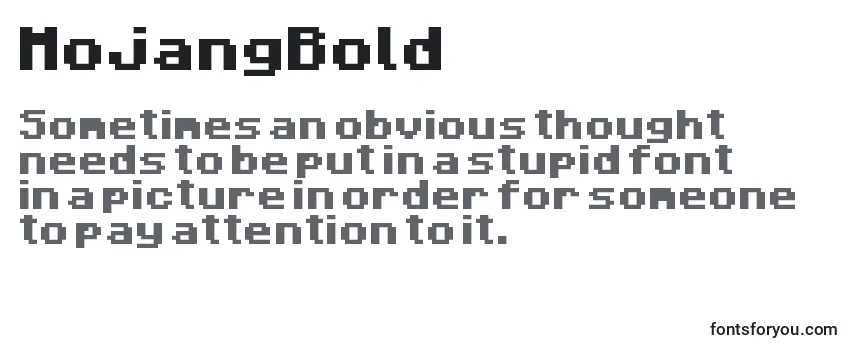 Review of the MojangBold Font