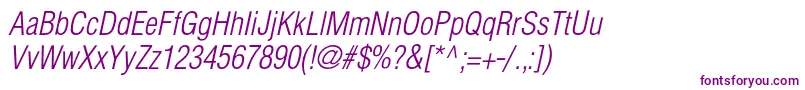 HelioscondlightItalic Font – Purple Fonts