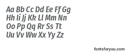 FirasanscondensedSemibolditalic Font
