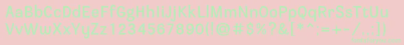 Jesterdaydemo Font – Green Fonts on Pink Background