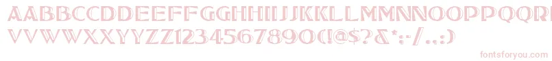 Tucsonone Font – Pink Fonts on White Background