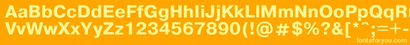 Lisätietoja Pragmat1-fontista Pragmat1-fontti – keltaiset fontit oranssilla taustalla