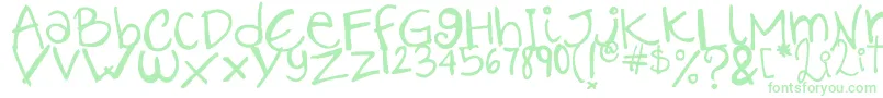 En savoir plus sur la police Lilithscript Police Lilithscript – polices vertes sur fond blanc
