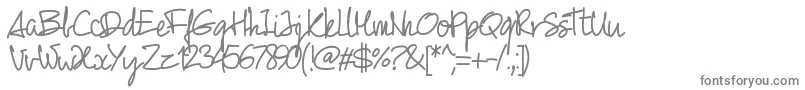 Pw01script Font – Gray Fonts