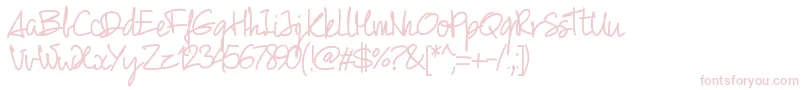Подробнее о шрифте Pw01script Шрифт Pw01script – розовые шрифты