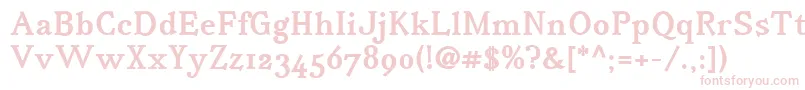 IrianisadfstdBold.ttc Font – Pink Fonts on White Background