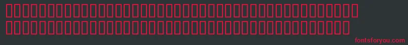 BdBardust Font – Red Fonts on Black Background
