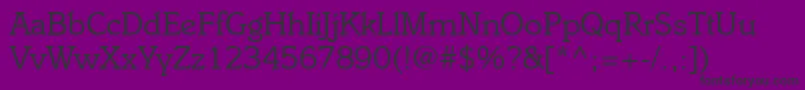 EnsembleSsi Font – Black Fonts on Purple Background