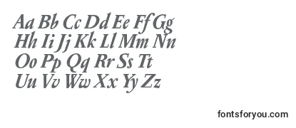 PentagrammeBolditalic Font