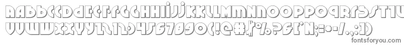 Neuralnomicon3D-Schriftart – Graue Schriften
