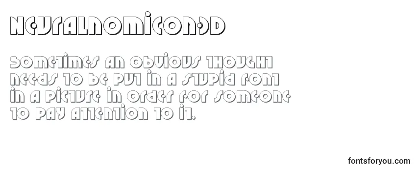 Neuralnomicon3D Font