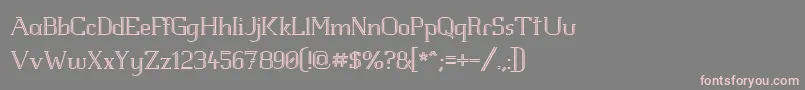 Whitlfev Font – Pink Fonts on Gray Background