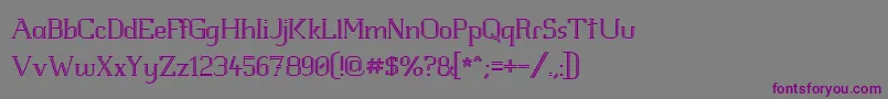 Whitlfev Font – Purple Fonts on Gray Background