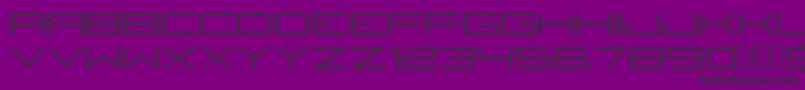 fuente Fireyegf3Regular – Fuentes Negras Sobre Fondo Morado