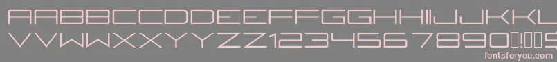 Fireyegf3Regular Font – Pink Fonts on Gray Background