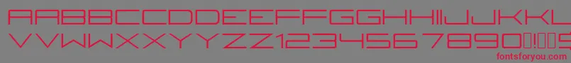fuente Fireyegf3Regular – Fuentes Rojas Sobre Fondo Gris