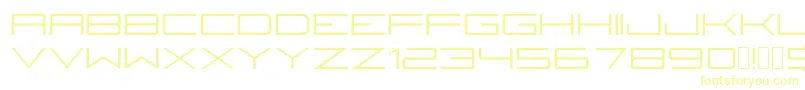 Шрифт Fireyegf3Regular – жёлтые шрифты