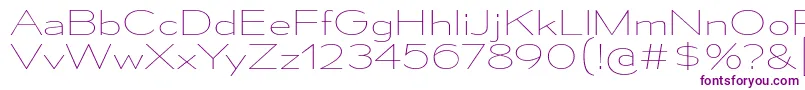 MesmerizeExUl Font – Purple Fonts on White Background