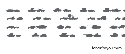 Czcionka Tanks