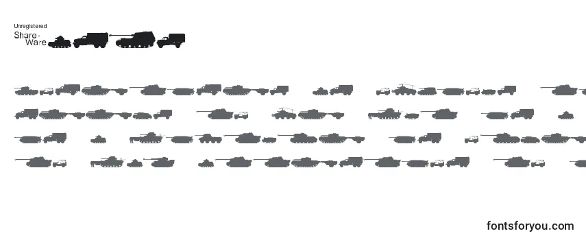 Обзор шрифта Tanks