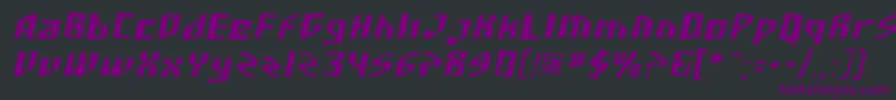 More about SfJunkCultureOblique Font SfJunkCultureOblique Font – Purple Fonts on Black Background
