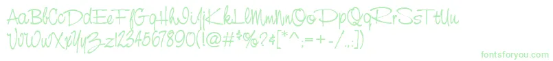 StCursiveHand Font – Green Fonts