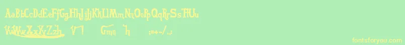 Más sobre la fuente Vonfont fuente Vonfont – Fuentes Amarillas Sobre Fondo Verde