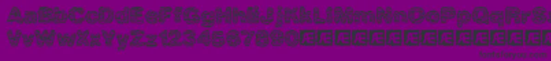 Waver Font – Black Fonts on Purple Background