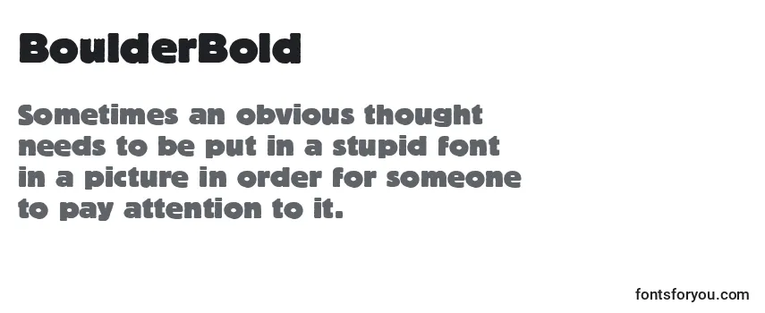 BoulderBold Font