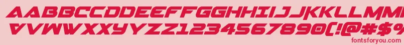 fuente Gemina2ital – Fuentes Rojas Sobre Fondo Rosa