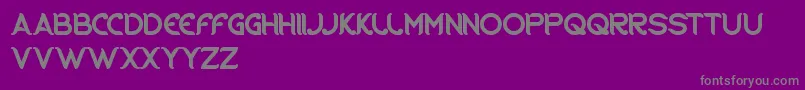 RidingTheWorld Font – Gray Fonts on Purple Background