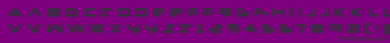 Newmarstitle Font – Black Fonts on Purple Background