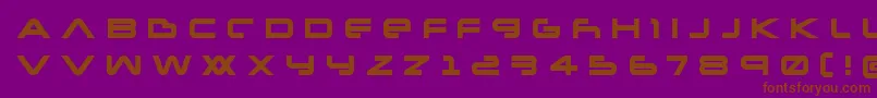 Newmarstitle Font – Brown Fonts on Purple Background