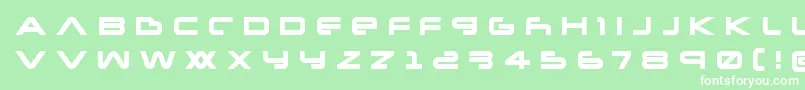 Newmarstitle Font – White Fonts on Green Background