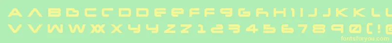 Newmarstitle Font – Yellow Fonts on Green Background