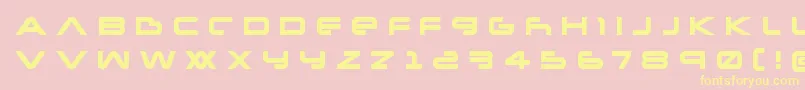 Newmarstitle Font – Yellow Fonts on Pink Background