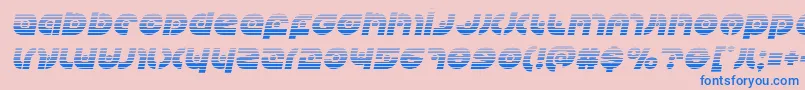 Kovacsspotgradital Font – Blue Fonts on Pink Background
