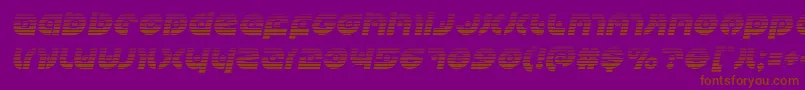 fuente Kovacsspotgradital – Fuentes Marrones Sobre Fondo Morado