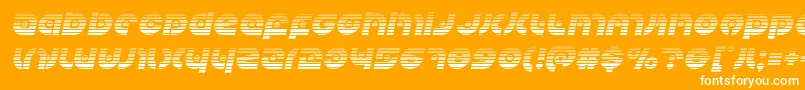 Kovacsspotgradital Font – White Fonts on Orange Background