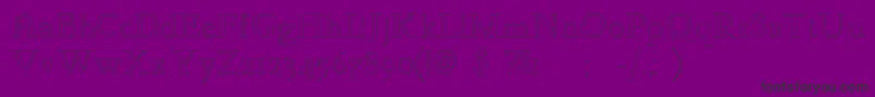 Arkwright Font – Black Fonts on Purple Background