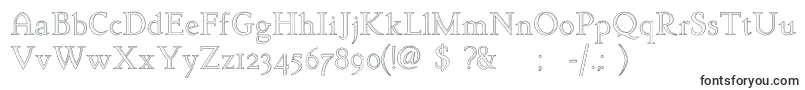Шрифт Arkwright – готические шрифты