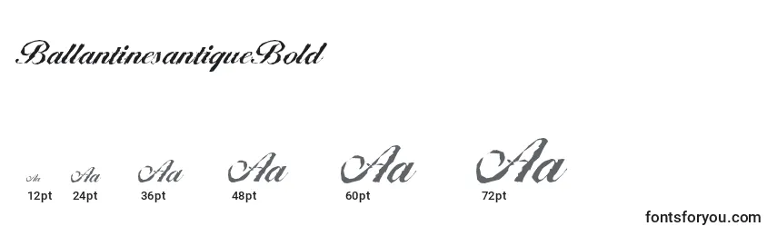 BallantinesantiqueBold Font Sizes