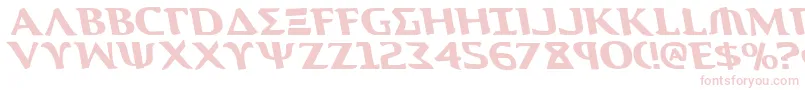 Aegis1l Font – Pink Fonts on White Background