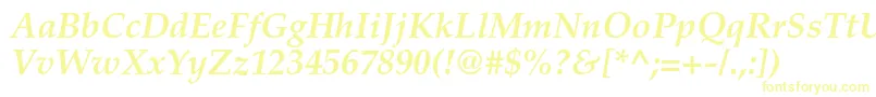 AgpalatialcBolditalic Font – Yellow Fonts