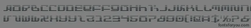 Шрифт InfinityFormulaGradient – чёрные шрифты на сером фоне