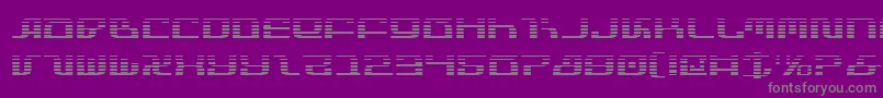 Шрифт InfinityFormulaGradient – серые шрифты на фиолетовом фоне