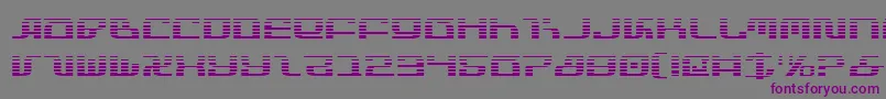 Шрифт InfinityFormulaGradient – фиолетовые шрифты на сером фоне