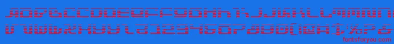 InfinityFormulaGradient Font – Red Fonts on Blue Background