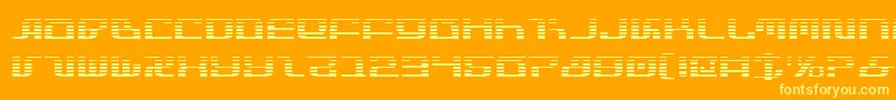 InfinityFormulaGradient Font – Yellow Fonts on Orange Background